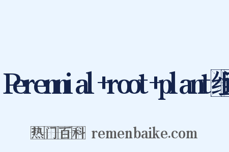 Perennial+root+plant组词是什么意思的图片